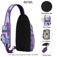 thumbnail image 3 of Crossbody Sling Backpack for Women Men Disco Low Poly Pineapple Pattern Shoulder Sling Crossbody Casual Chest Bag for Travel Sports Running Hiking, 3 of 6