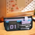 thumbnail image 1 of Estuche para lápices Cyber Functional Cabin | Estuche escolar de gran capacidad para niños | Organizador de papelería multifuncional con compartimentos para bolígrafos, marcadores y objetos pequeños, 1 of 9