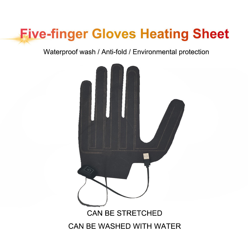 Glove Heating Sheet Waterproof Folding Resistant Farinfrared Graphene