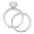 thumbnail image 4 of Everly Women's Created Sapphire 10k White Gold Bridal Set, 4 of 7