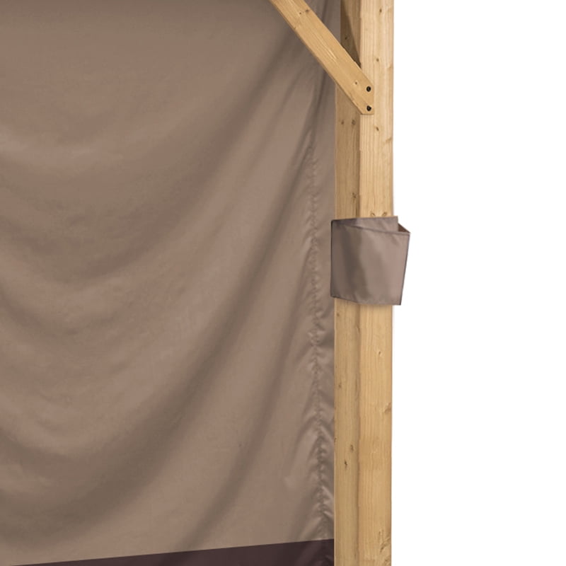 Rideaux universels Sunjoy pour gazebos à ossature de bois de 11 pi × 13 pi