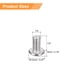 thumbnail image 2 of 1/4-20x1/2" Tornillos Máquina Cabeza Plana, Acero Inoxidable 304 , Tornillo 18-8, Accionamiento Phillips, Completamente Roscado, Acabado Brillante, Paquete de 20., 2 of 5