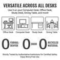 thumbnail image 5 of Extended Cork & Leather Desk Mat, Large Mouse Pad for Office & Home Use, 5 of 11