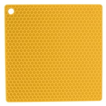 Yellow Food Grade Silicone Insulation Pad - Heat Resistant Microwave & Oven Mat