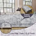 thumbnail image 2 of Area Rugs Dining Room Rugs For Under Table, 5x7ft Rug Boho Soft Bedroom Rug, Washable Stain Resistant Area Rug For Living Room Entryway Home Decor Black And White Father'S Day, 2 of 11