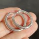 thumbnail image 1 of Pendientes de plata de ley 925 para mujer, pendientes de circón simples a la moda, joyería para prevenir alergias, accesorios navideños para fiestas, 1 of 2