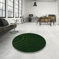 thumbnail image 3 of Ahgly Company Indoor Rectangle Patterned Deep Emerald Green Area Rugs, 2' x 3', 3 of 6
