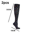thumbnail image 2 of Calcetines deportivos Calcetines de compresión para mujeres y hombres Medias hasta la rodilla, 2 of 5
