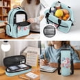 thumbnail image 2 of KUIFORTI Capybara Strawberry Lunchbox and Bookbag Kid Backpack Set 4Pcs Lightweight Boys School Bag for Elementary Primary Middle School Pencil Bags Water Bottle Sleeve Back to School Supplies, 2 of 7