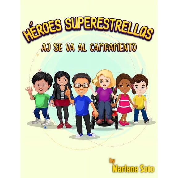 Héroes Superestrellas Aj se va al campamento, (Paperback)
