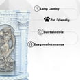 thumbnail image 3 of XBrand 30.3" Solar-Powered Wall Fountain with Gold Flower Maiden Statue, Antique Stone Waterfall Design for Garden, Yard Décor & Bird Bath, Polyresin, 3 of 10