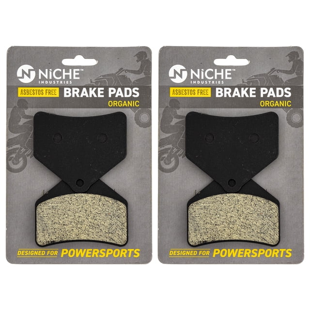 Niche Brake Pad Set Arctic Cat CrossFire Firecat Lynx 2000 Rear Organic 2 Pack 519-KPA2653D