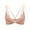 Pink, variant on vigerkar Women's Front Closure Bras No Underwire Plunge V Neck Bra Low Cut Padded Bralettes Soft Comfy Seamless Everyday Bra Brown, M