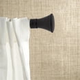 thumbnail image 4 of ELAYARD 2 Pcs Embouts Décoratifs Noirs pour Tringle à Rideau Moderne, 4 of 8