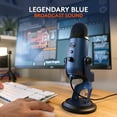 thumbnail image 2 of Restored Blue Microphones - Blue Yeti Professional Multi-Pattern USB Condenser Microphone - Midnight Blue (Refurbished), 2 of 7