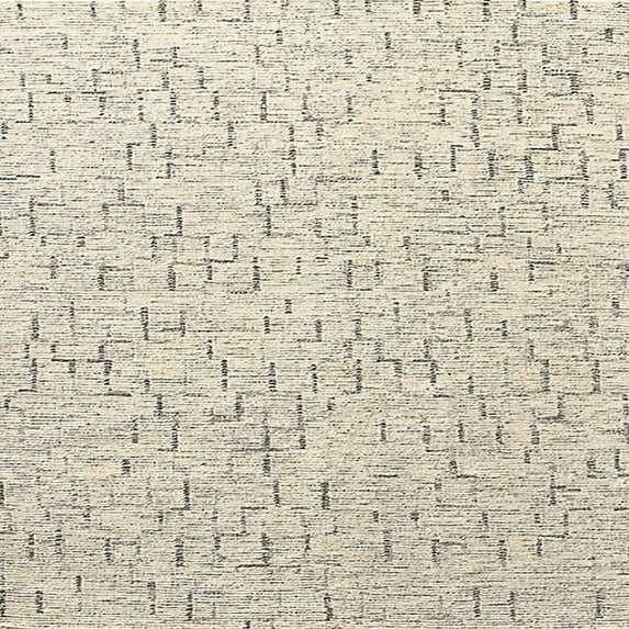 Ahgly Company Indoor Square Mid-Century Modern Camel Brown Oriental Area Rugs, 7' Square