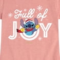 thumbnail image 3 of Lilo & Stitch - Full Of Joy - Girls Fitted Short Sleeve Tee, 3 of 5
