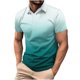 thumbnail image 2 of pstuiky camisetas camisas para hombre, Camiseta informal de manga corta con cuello vuelto y botones para hombre camisetas de hombre m, 2 of 6