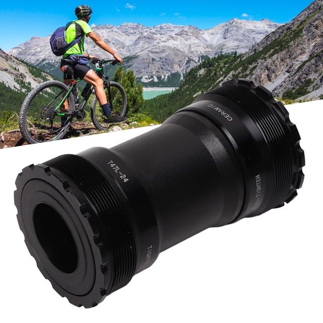 T47 Bottom Bracket, Bicycle Bottom Bracket Replacement Lightweight Aluminum Alloy Frame for Cycling