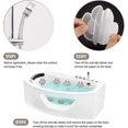 thumbnail image 4 of Non-Slip Bathtub Stickers, 20 Small PCS Safety Bathroom Tubs Showers Treads Adhesive Decals Scraper Blue, 4 of 4
