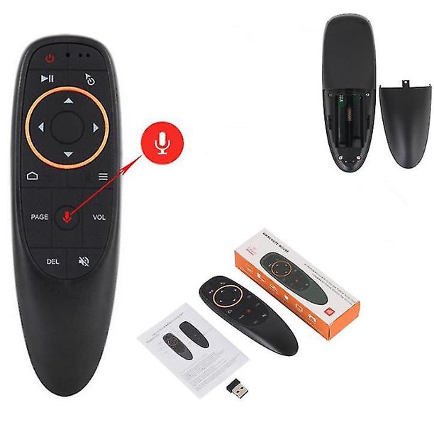 Control remoto G10s Pro Voice, ratón inalámbrico universal de 2,4 g