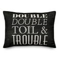 thumbnail image 2 of Creative Products Double Toil Trouble 20 x 14 Spun Poly Pillow, 2 of 3