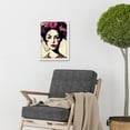 thumbnail image 2 of Boho Woman With Flowers Headdress Modern Artwork Framed Wall Art Print A4, 2 of 4