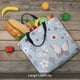thumbnail image 5 of Fotbe Blue Butterfly Bolsa Tote con Estampado para Mujer, Bolsos con Cremallera, Bolsa de Hombro Casual de Gran Capacidad con Bolsillos Internos, 5 of 7