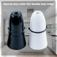thumbnail image 2 of SSKFHGI Black Bayonet Lamp Holder B22 Bakelite Lamp Holder Black And White, 2 of 8