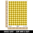 thumbnail image 2 of Cute Frog Face 200+ Round Stickers - Yellow - Gloss Finish - 0.50" Size, 2 of 3