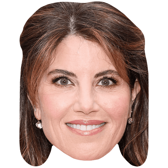 Monica Lewinsky (Smile) Celebrity Mask, Flat Card Face, Fancy Dress Mask