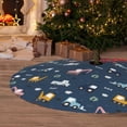 thumbnail image 6 of Rateoe Modern Modern Excavator Print Christmas Tree Skirt 36" for Xmas Holiday New Year Party Circle Tree Mat Ornaments Decoration, 6 of 7