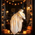 thumbnail image 6 of Doorway Figure Decor Halloween Non-Woven Witch Hat Broom Display for Home, 6 of 9