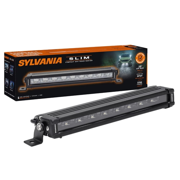 Sylvania Slim 10 Inch LED Light Bar Spot 2700 Lumens, 1 Pack