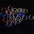 thumbnail image 3 of HOOUN 40Pcs Colorful Stainless Steel Nose Rings Piercing Lip Hoop Piercing Jew-qy_, 3 of 9
