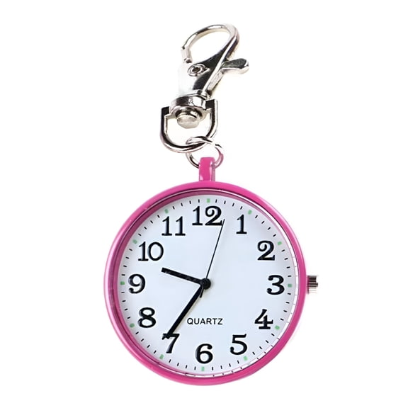 DESIGNICE Retro Hanging Pocket Watch Vintage Watch Pendant Chain Necklace Pocket Watch Necklace Rosy