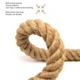 thumbnail image 4 of Hemp Rope, Flexible Fine Workmanship 50m Length Easy Cutting Multipurpose Jute Rope  for Party, 4 of 7