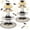 Graduation, variant on NatNarr 2 Pack Woodland Cupcake Stand Woodland Baby Shower Decorations 3 Tier Wooden Cupcake Stand Western Party Decor for Safari Baby Shower Birthday Forest Camping Party Supplies