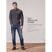 Levis Mens 502 جينز مدبب منتظم