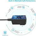 thumbnail image 4 of Nuxkst 5V 3A USBC Adapter for ARZOPA S1 Table Portable Monitor 1080P FHD Laptop Monitor USB C Computer Display HDR External Screen 5VDC Replacement Power Supply Charger Cable Cord, 4 of 4