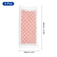 thumbnail image 2 of Uxcell 4Pack Refrigerator Door Handle Covers Kitchen Decors with Lace, Pink Square, 2 of 6