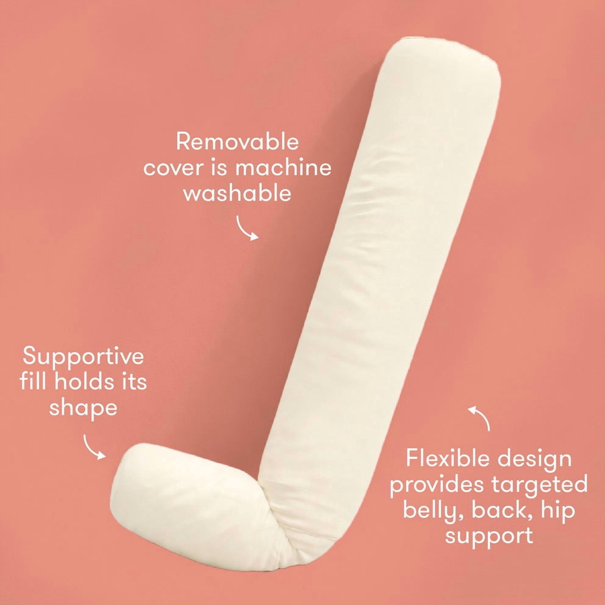 Frida Mom Compact Support 4-in-1 Pregnancy Pillow - Ivory