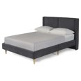thumbnail image 4 of Cama Matrimonial Makora Mavi Oxford Tapizada en Tela Tipo Velvet (No Incluye Colchón), 4 of 8