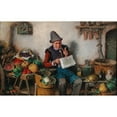 thumbnail image 3 of Hermann Kern 24x17 Black Modern Framed Museum Art Print Titled - The Greengrocer (1903), 3 of 5