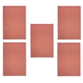 thumbnail image 1 of Furnish My Place Union Indoor/Outdoor Commercial Red Color Rug, Pet-Friendly, Home Decor Commercial Rug for Living Room, Bedroom, Wedding, Event, Made in USA, 2' x 3' Rectangle - Set of 5, 1 of 5