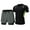 B4, variant on Men's Swimsuit Set Swim Shirts Swimsuit Sun Protection T-Shirt Quick Dry Fishing Beach T Shirts Set M-4XL