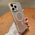 thumbnail image 2 of Decase Mag-Safe Case for iPhone 15 Pro,Shock-Absorbent Gradient Glitter PC+TPU Rugged Back Cover Case, Anti-Scratch Protective Case,Shockproof Rugged Cover for iPhone 15 Pro,Desertgold, 2 of 5
