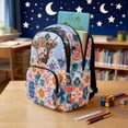 thumbnail image 3 of Xoenoiee Boho Mandala Highland Cattle Print Backpack for Girls Teens, Large Capacity School Bag Bookbag for Elementary Middle High Students, 17 Inch Lightweight Bookpack Knapsack for Kids, 3 of 7