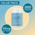thumbnail image 4 of Curist Famotidine 10mg Bulk Pack, Acid Reflux Medicine for Heartburn Relief, OTC Maximum Strength Stomach Acid Reducer, Anti Acid Relief Tablets for Indigestion Heartburn Relief, 300 Tablets, 4 of 9