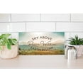 thumbnail image 4 of Sky Above Peace Within Green Landscape 20 x 10 Wood Wall Sign Plaque, 4 of 4